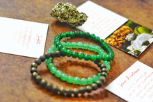 Load image into Gallery viewer, Prosperity Bracelets with Pyrite Cluster Gift Set
