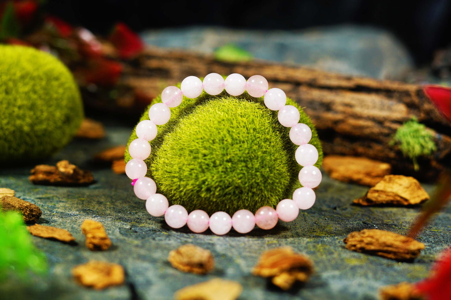 Rose Quartz Bracelet (6mm, 8mm, 10mm)