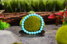 Load image into Gallery viewer, Turquoise Howlite Bracelet (6mm or 8mm)
