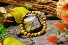 Load image into Gallery viewer, Unakite Bracelet (6mm or 8mm)
